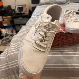 White Vans - Mens 11